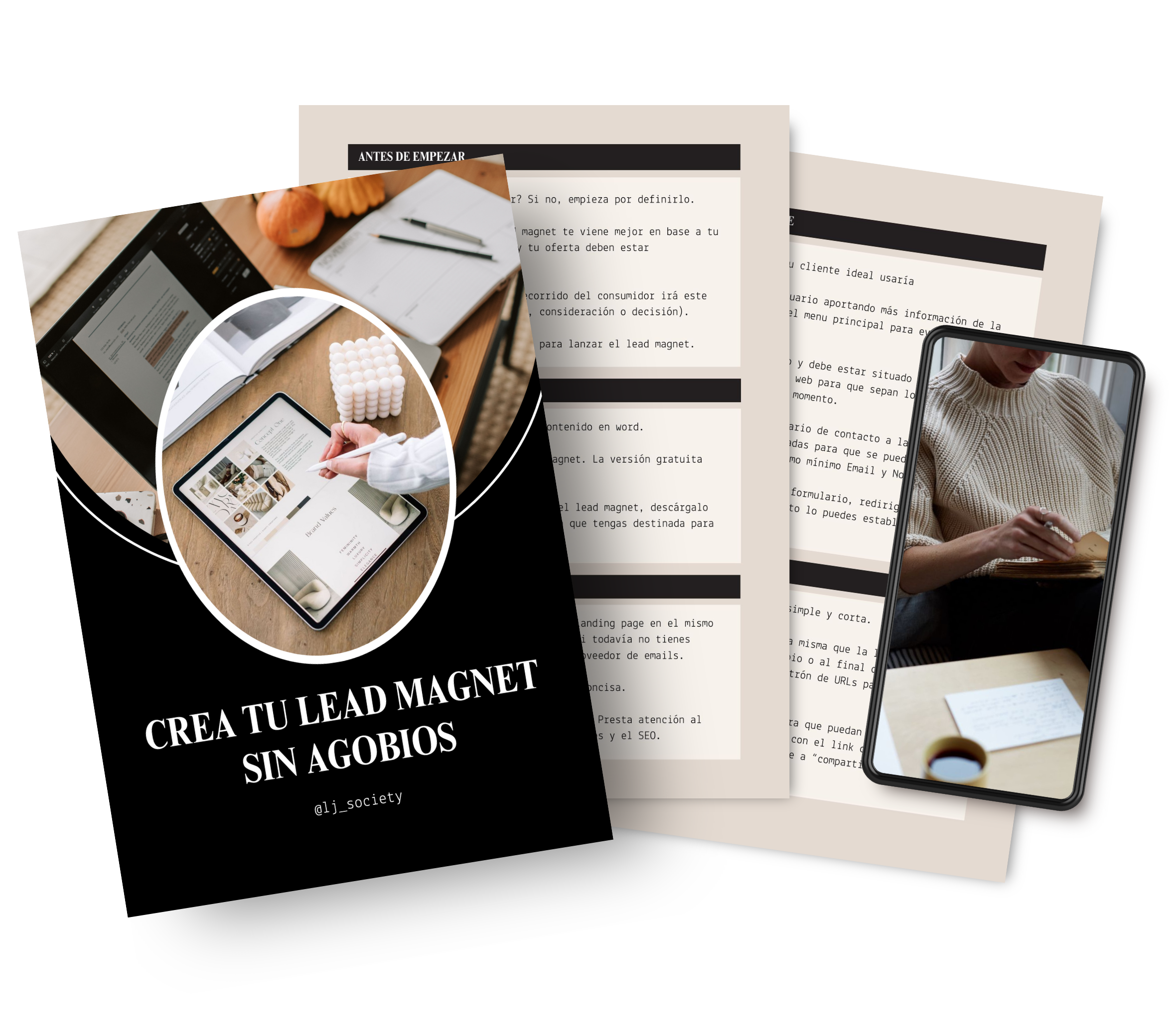 Crea tu lead magnet (recurso gratuito) con este checklist con todos los pasos a seguir