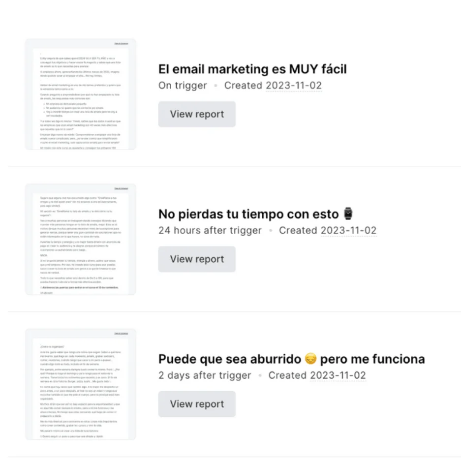 asuntos de email marketing - lj society