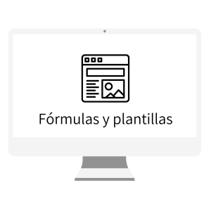 icono de una landing page para mostrar las fórmulas y plantillas incluidos en el curso sold out course sobre como crear tu curso online